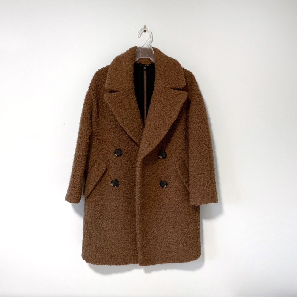 TOPSHOP Wool Teddy Coat